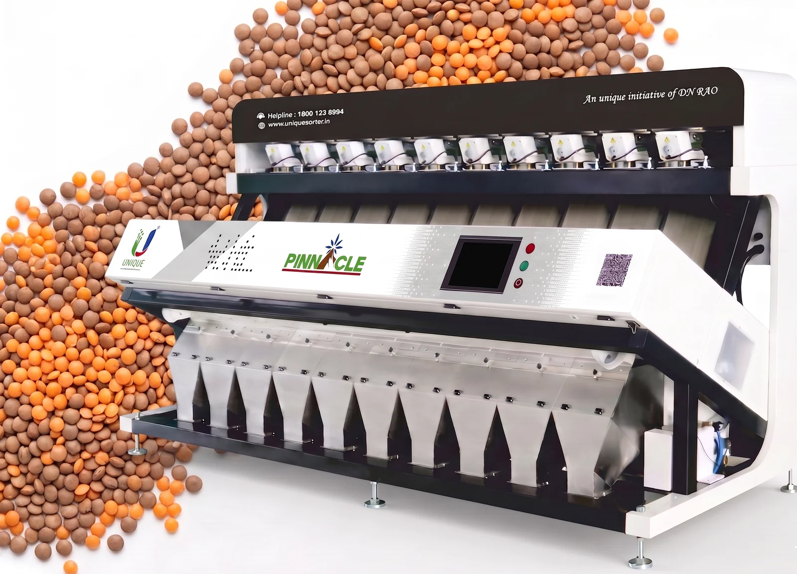 Pinnacle Masoor Dal/Red Lentil/Whole Masoor Colour Sorter